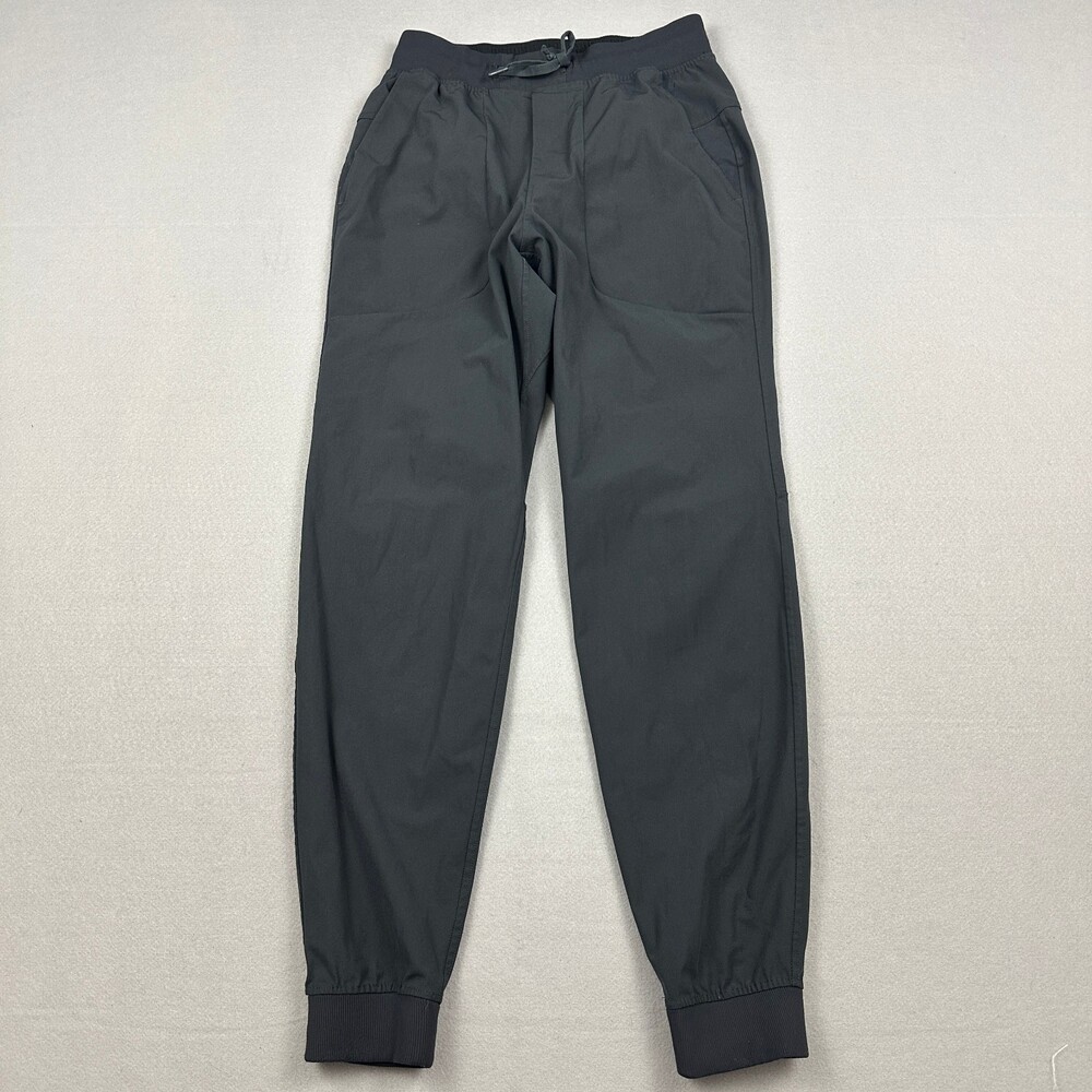 Lululemon Pants Men Small Gray Solid Jogger Tapered Drawstring Pockets Running S